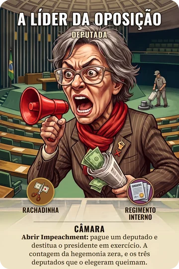 A carta do Câmara, A Líder da Oposição